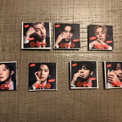 BTS Canvas Magnets